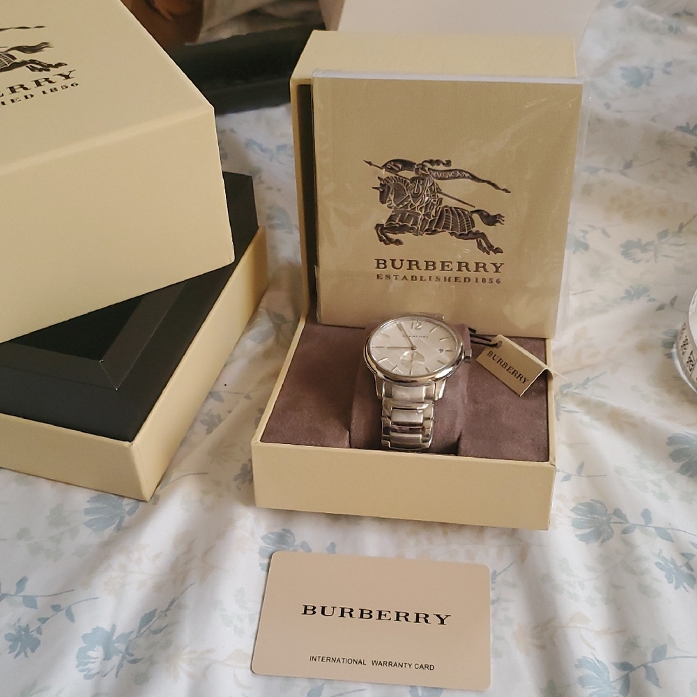 Burberry Stainless Steel Timepiece